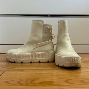 Puma Women’s x Fenty Chelsea Sneaker Boot in WHITE